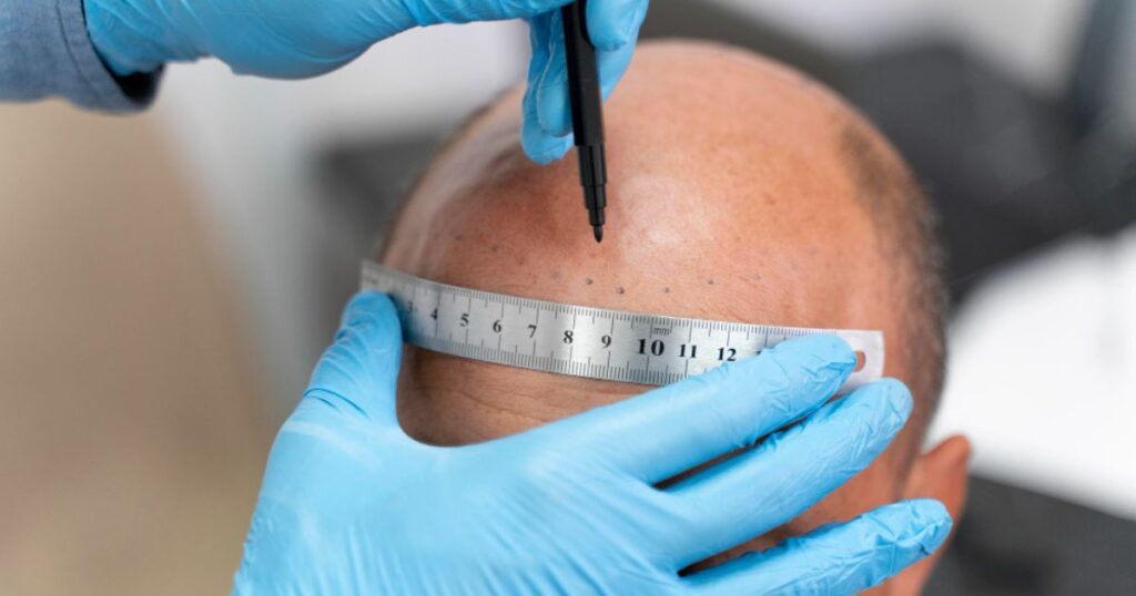 Hair system and hair transplant comparison